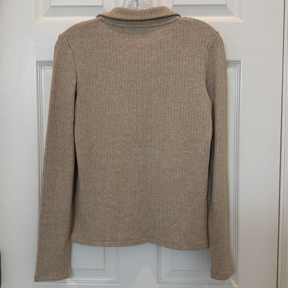 NWT Vince Ribbed Half Zip Turtleneck Sweater Size Small - Picture 8 of 13